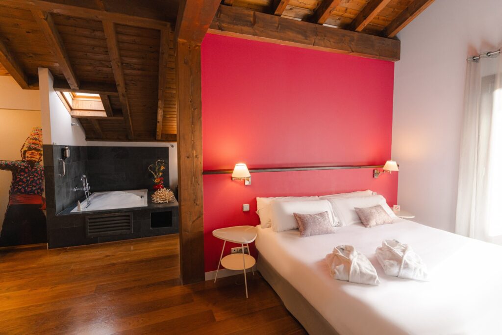 Hotel Iribarnia Gran Suite Carnaval con chimenea