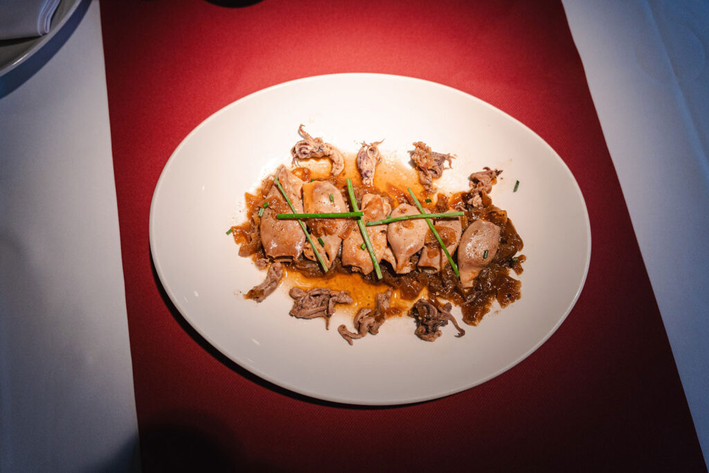 Plato de chipirones